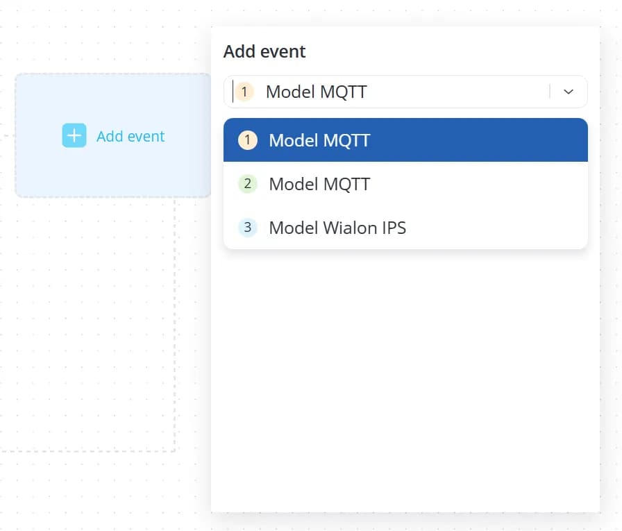 Select model