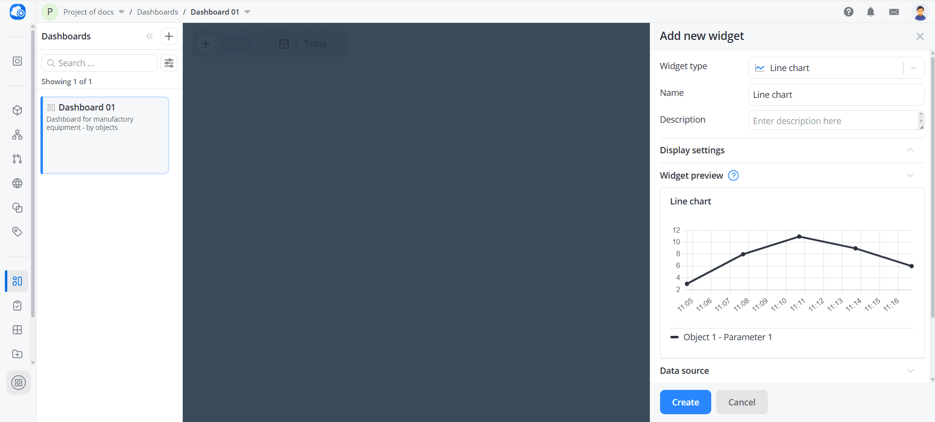 Add new widget