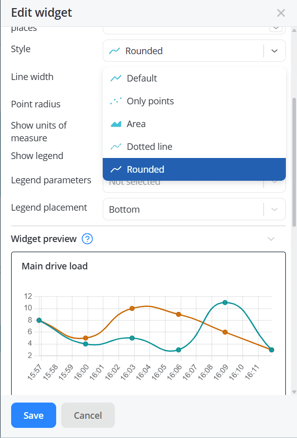 Display settings