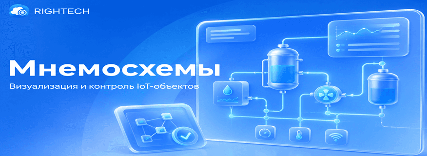Мнемосхемы в Rightech IoT Core: визуальное управление объектами