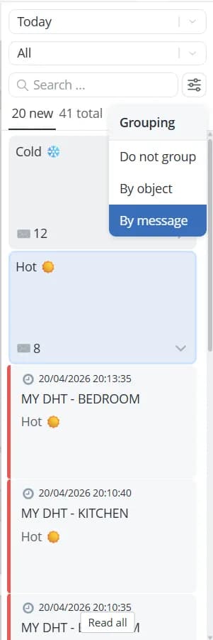 By message