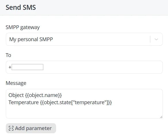 Send SMS