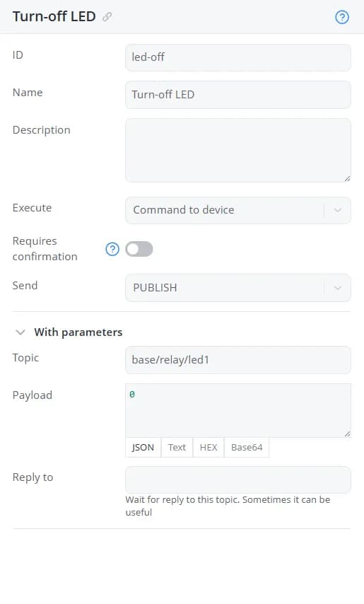 Model commands