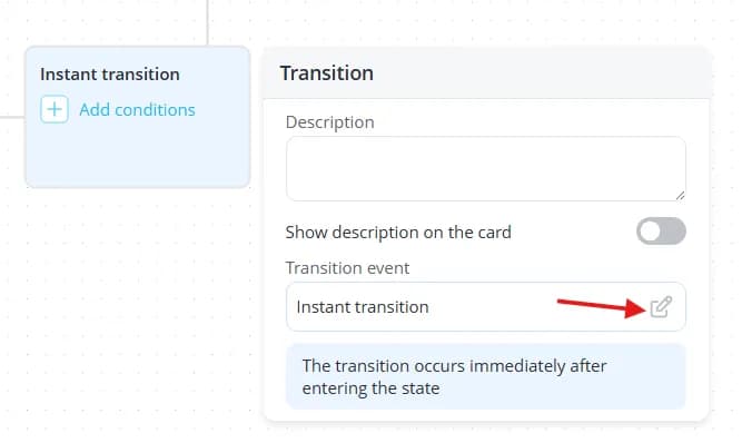 Changing an event