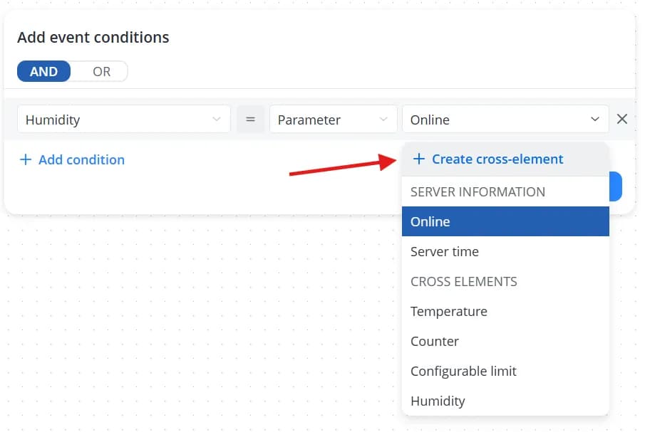 Cross-element in Parameter