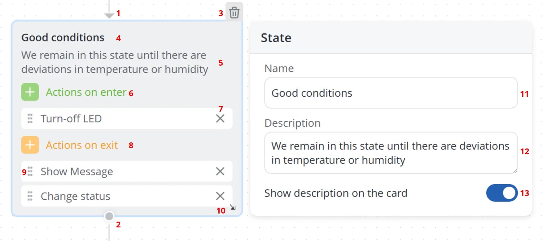 State interface