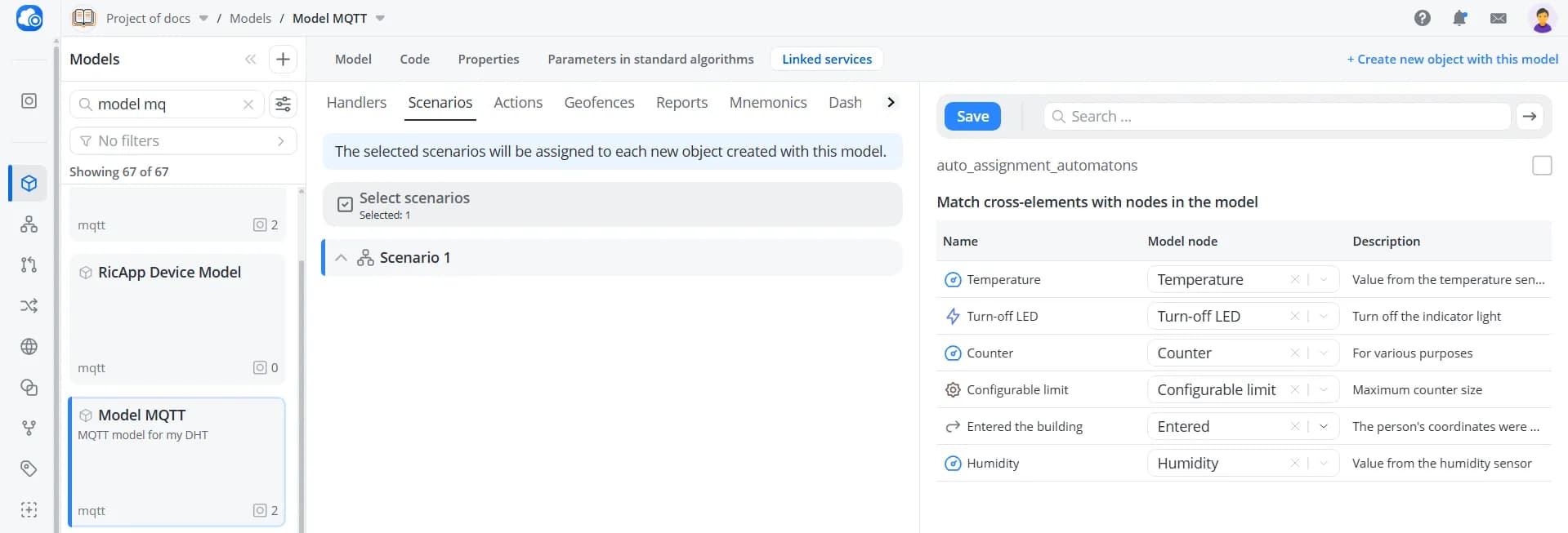 Parameter mapping