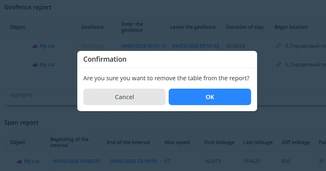 "Delete" button