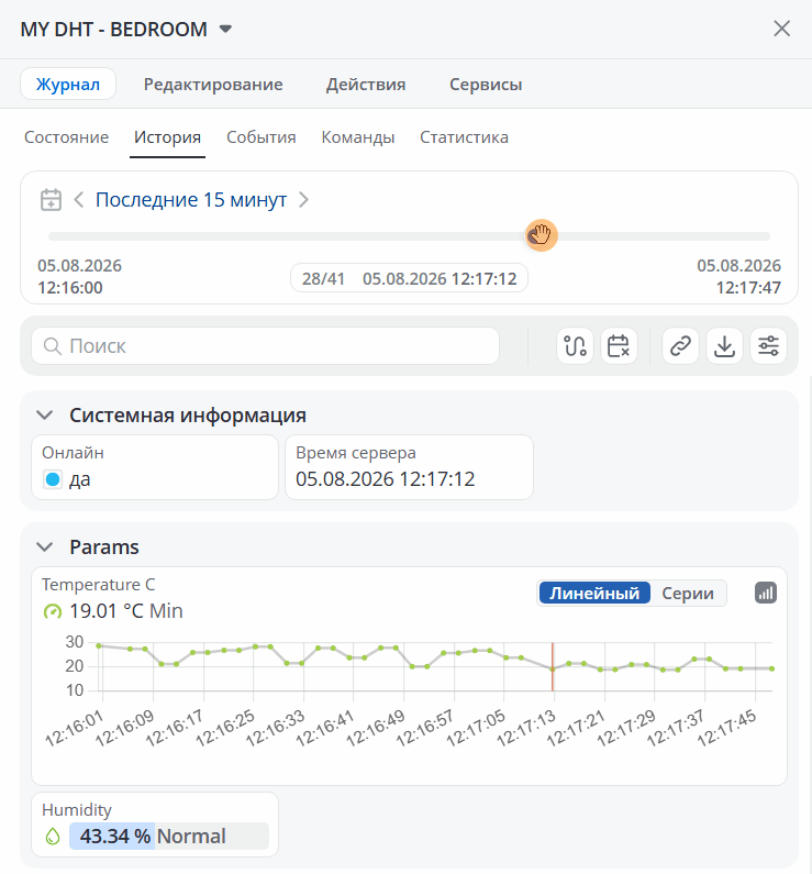 Переход к пакету данных